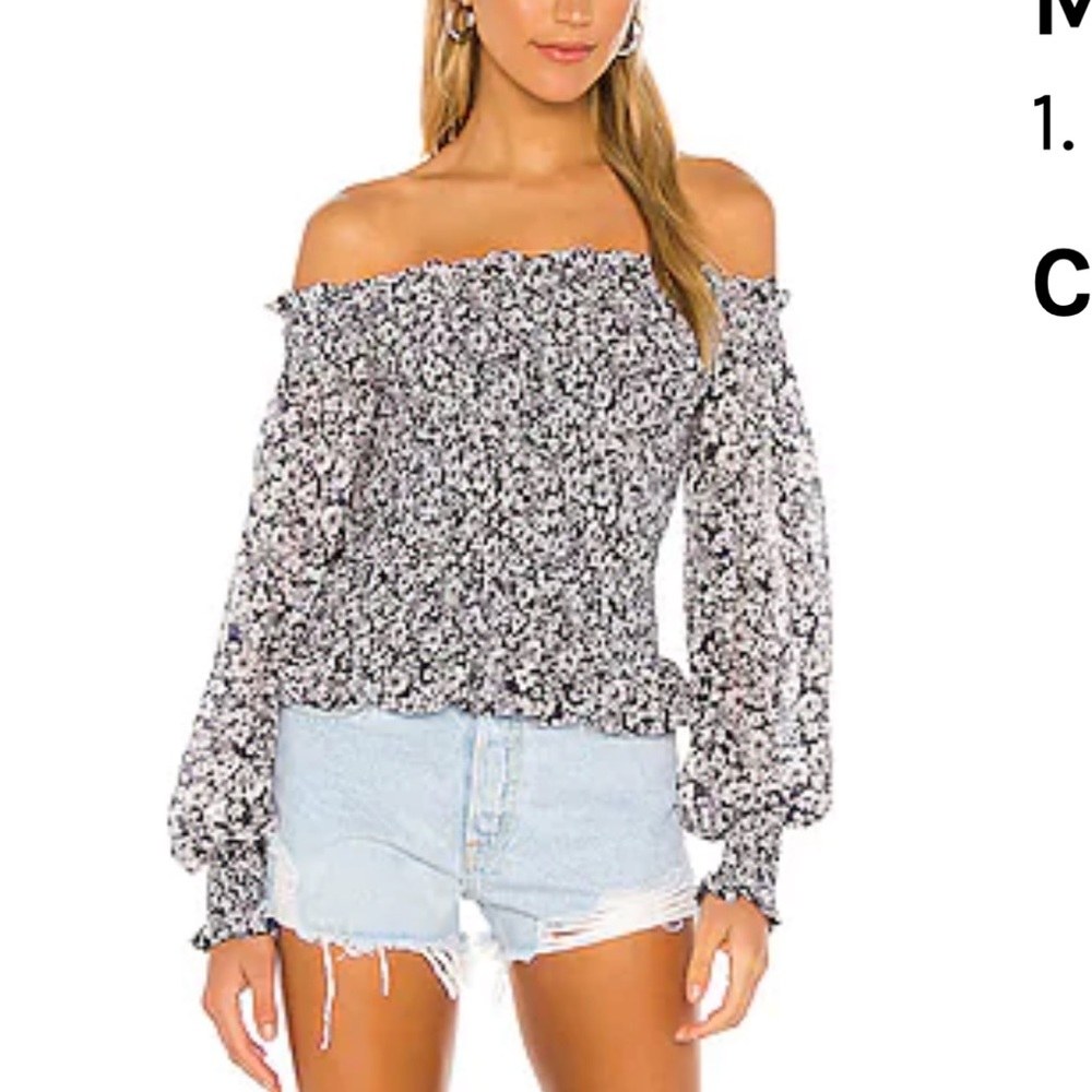Wildflower Bouquet Blouse in Moonshade